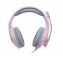 HEADSET GAMER OEX GAME PINK FOX, LED, 7.1 VIRTUAL SURROUND, DRIVERS 50MM, ROSA HS414
