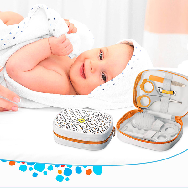 Kit Higiene Infantil com Necesser (Azul) - Multikids Baby