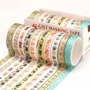 Kit 10 Washi Tape Dog