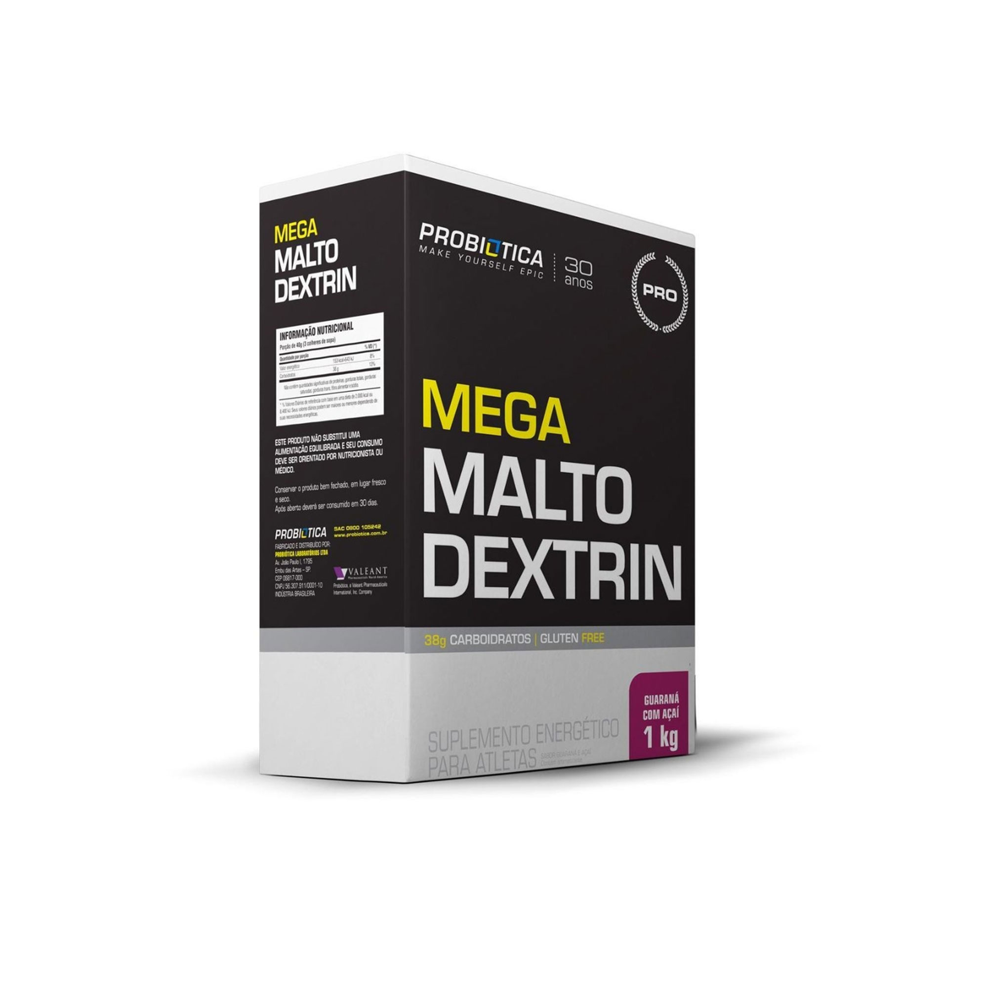 Mega Maltodextrin Guaraná c/ açai Probiotica  1kg