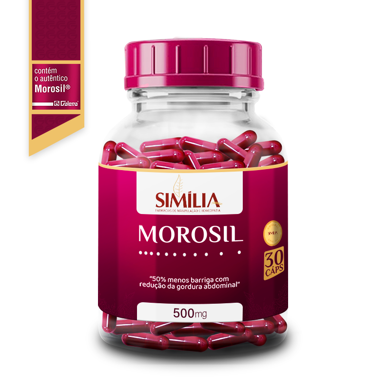 Morosil® 500mg - 30 cápsulas - Selo de autenticidade