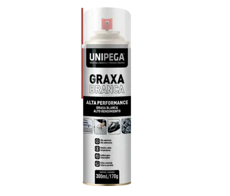 GRAXA BRANCA SPRAY  300ML/170G - UNIPEGA