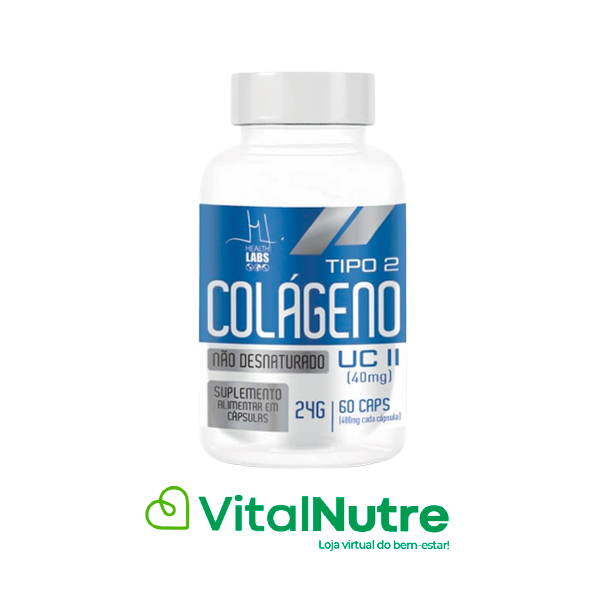 Colágeno Tipo 2 - 60 Cápsulas - Health Labs