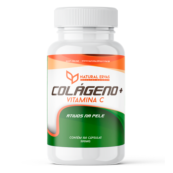 Colágeno + Vitamina C - 100 Cápsulas