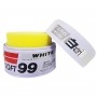 Cera Carnaúba para Carros Brancos 350g Soft99 White Wax Cleaner