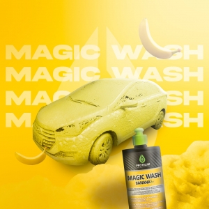 Lava Autos c/aroma Magic Wash Banana 500ml Protelim
