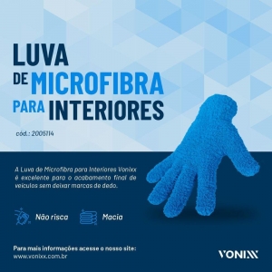 Luva de Microfibra para Interiores Par Vonixx
