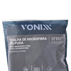 Toalha de Microfibra Felpuda 410Gsm 40x40 Vonixx