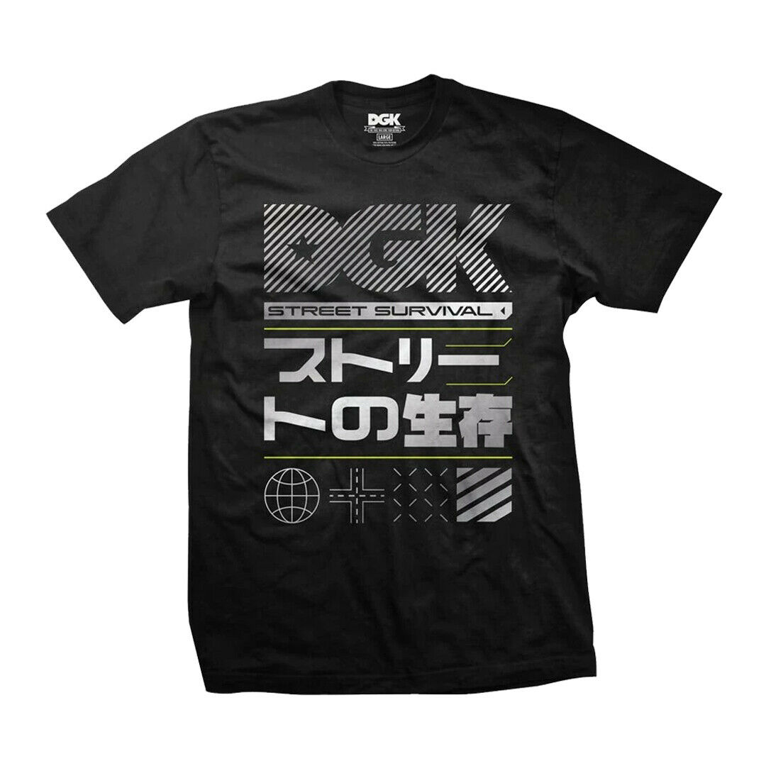 Camiseta DGK Street Survival - Preta