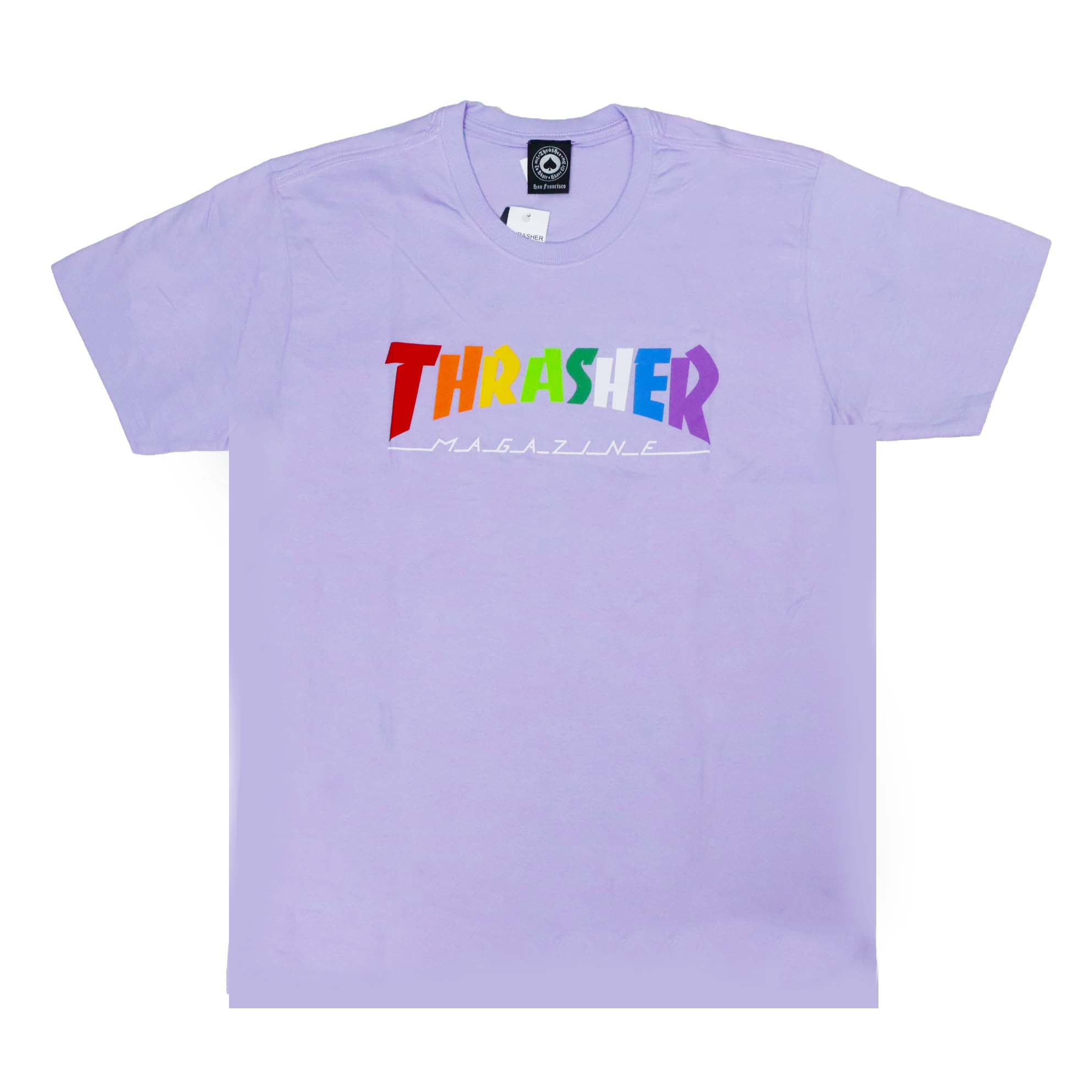 Camiseta Thrasher Rainbow Mag - Lilás