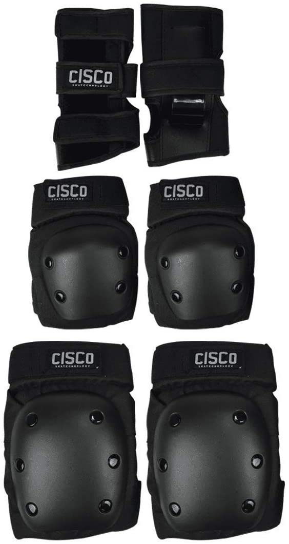 Kit De Proteção Cisco Skate Profissional P/ Esporte Radicais