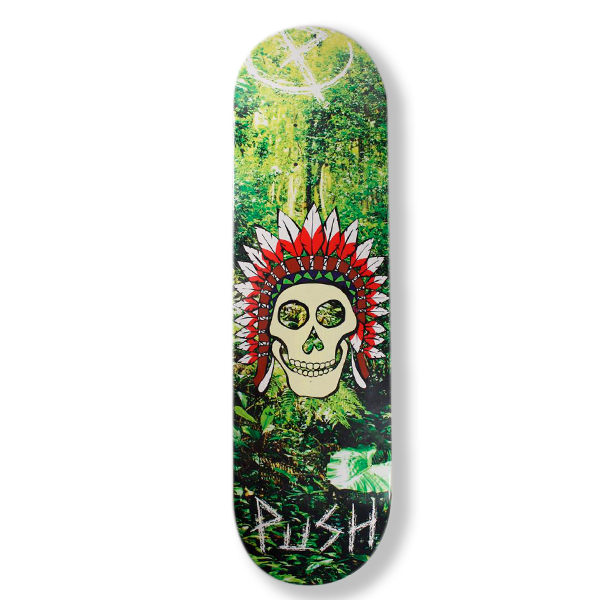 Shape Push Maple Skull Indian The Forest 8.25