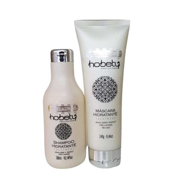 Hobety Kit Hidratante Shampoo 300ml + Máscara 240g
