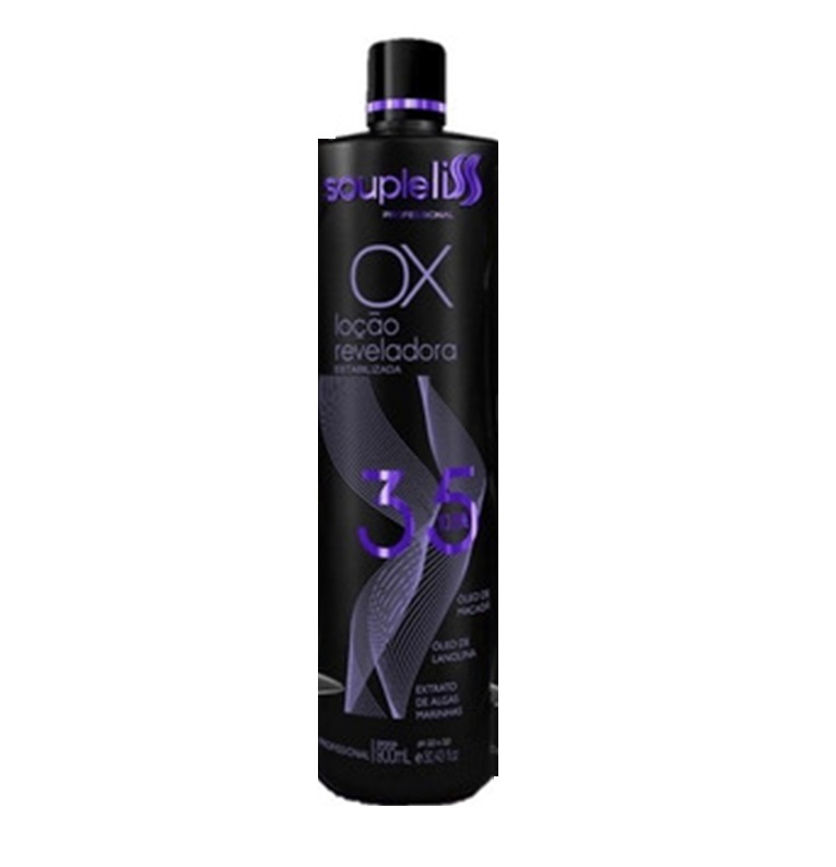 Souple Liss - OX Loção Reveladora Água Oxigenada Matizadora 35 Volumes 900ml - T