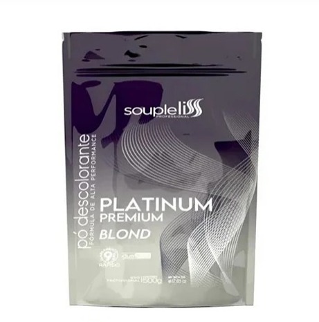 Soupleliss Pó Descolorante Platinum Blond Plex Dust Free 500g - T