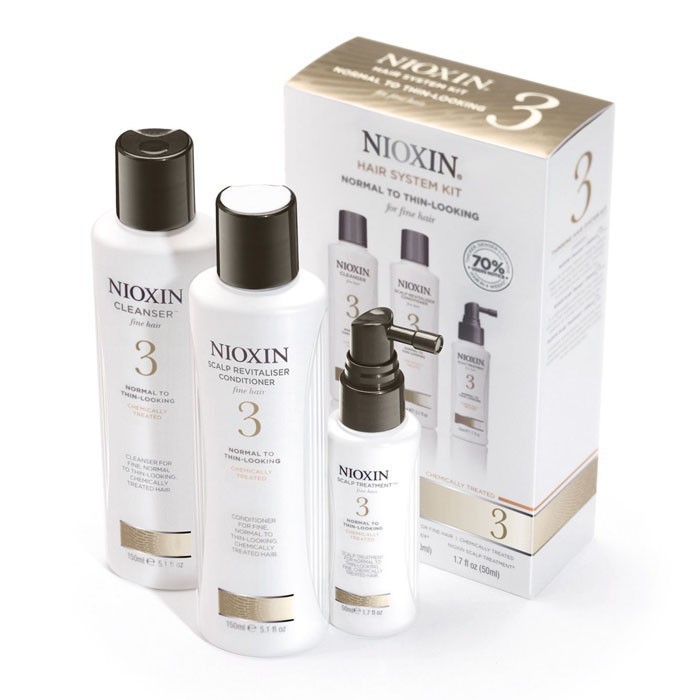 Wella Nioxin System 3 Para Cabelos Finos Kit 3 Produtos