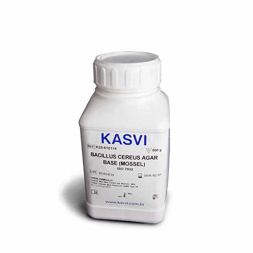 AGAR BASE BACILLUS CEREUS (MOSSEL) FRASCO 500G K25-610114 KASVI