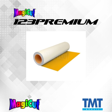 MagiCut 123Premium Amarelo - Rolo com 50cm x 25mts