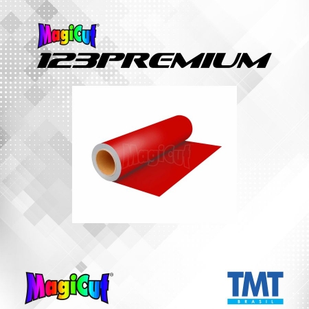 MagiCut 123Premium Vermelho - Rolo com 50cm x 25mts