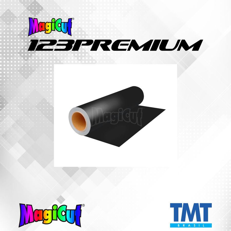 MagiCut 123Premium Preto - 1 metro (linear) 50x100cm