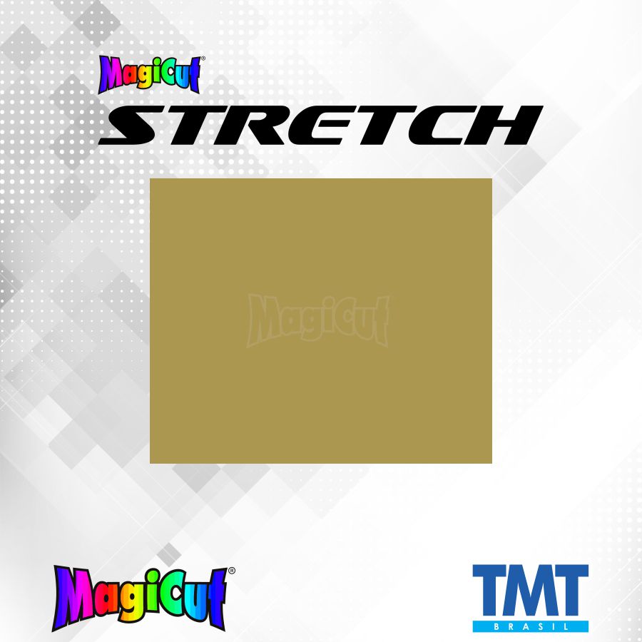 MagiCut Stretch Dourado - 1 metro (Linear) 50x100cm