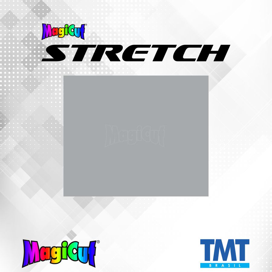 MagiCut Stretch Prata - 1 metro (Linear) 50x100cm