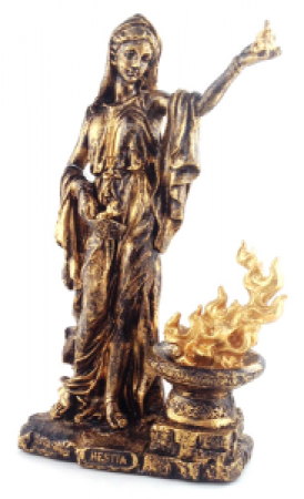 Estátua em Resina - Deusa Hestia 28cm