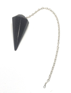 Pendulo - Pedra Obsidiana 