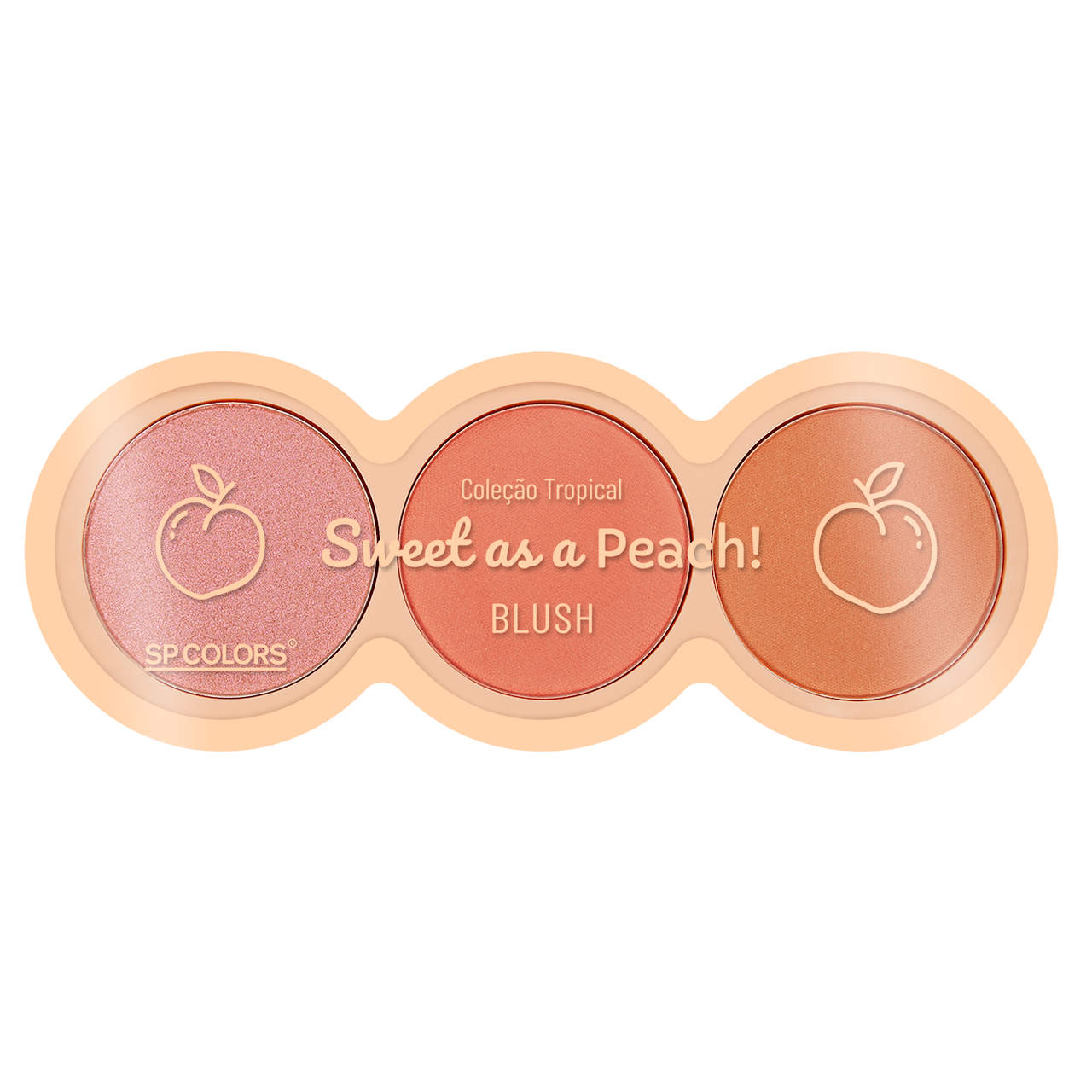Blush 3 cores Sweet as a Peach SP Colors