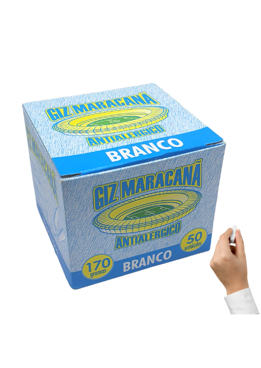 GIZ BRANCO ANTIALERGICO CX.C/50 11218 MARACANA