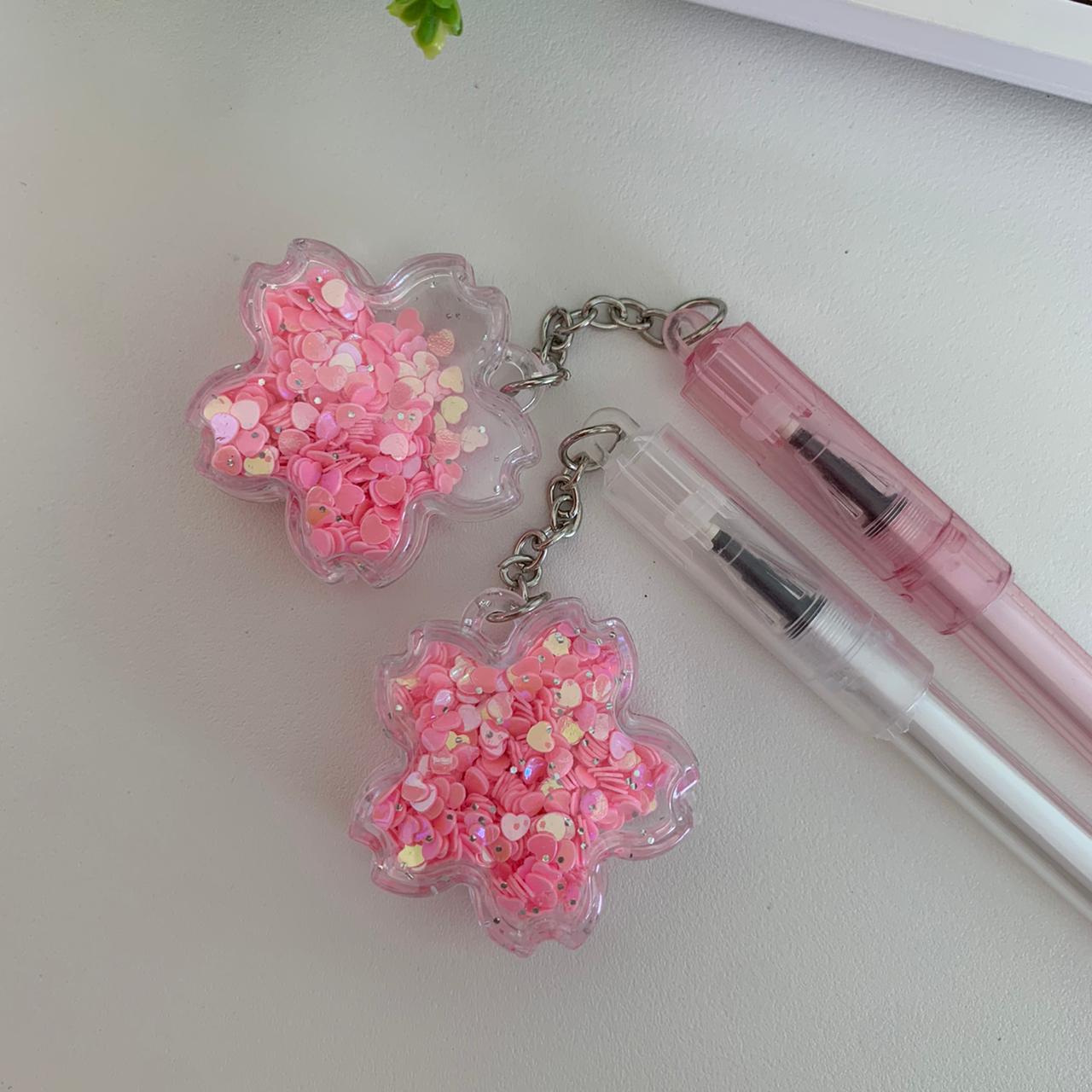 Caneta Pingente Flor Sakura | Importado
