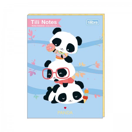 Kit Tili Notes Panda com Notas Adesivas | Tilibra