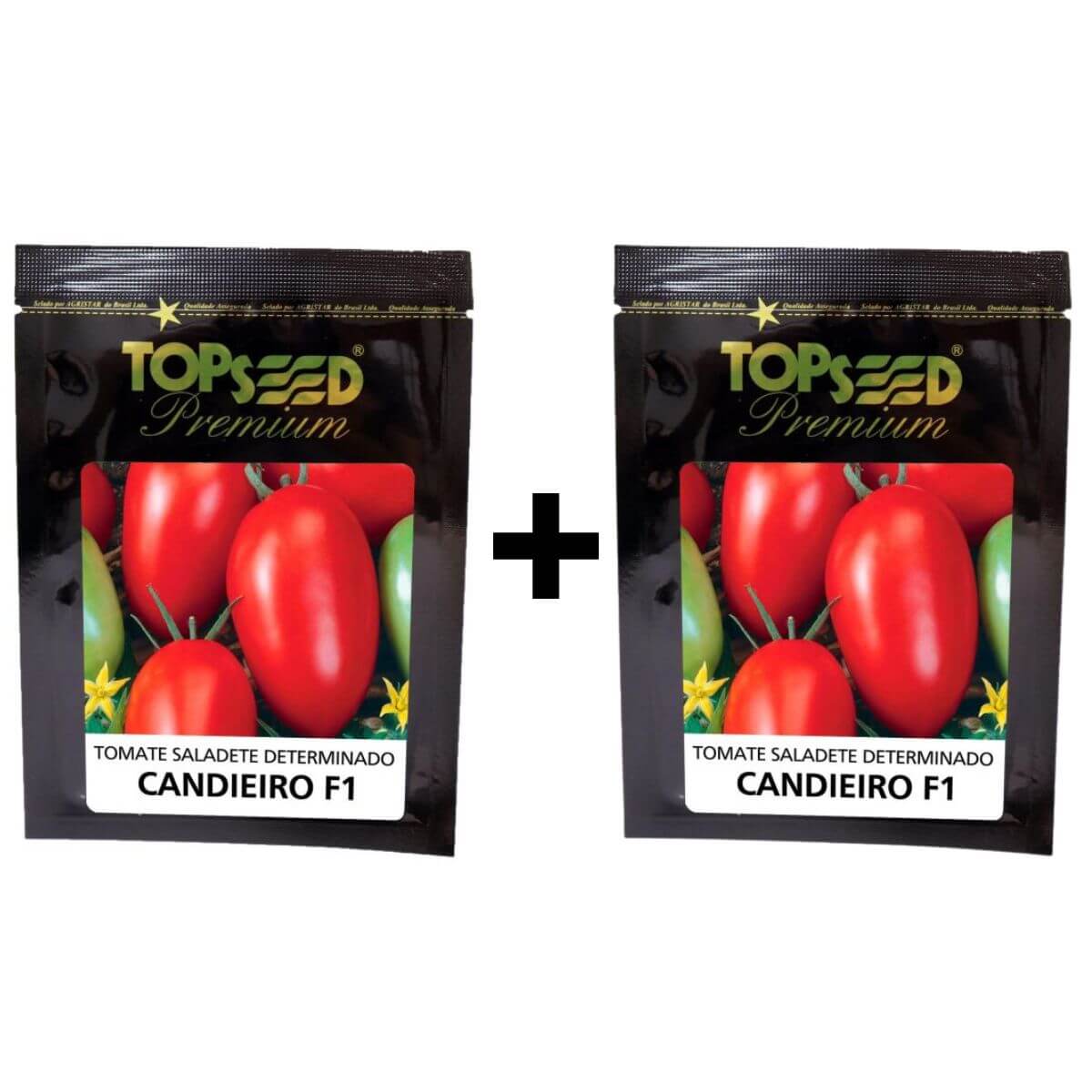 Kit 2 und - Semente de Tomate Saladette Milao - 2,37gr - Topseed