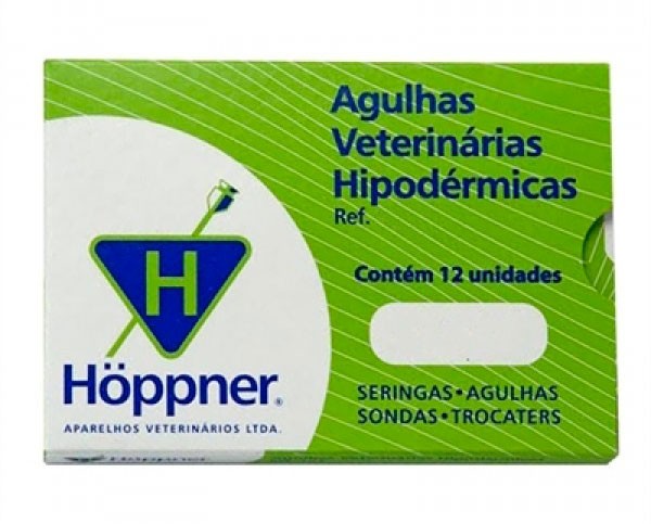 Agulha Hipodérmica Hoppner - 1 agulha 15x08