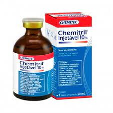 Chemitril Enrofloxacino Injetável 10% - 50 mL