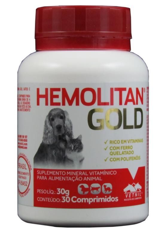 Hemolitan Gold - 30 Comprimidos