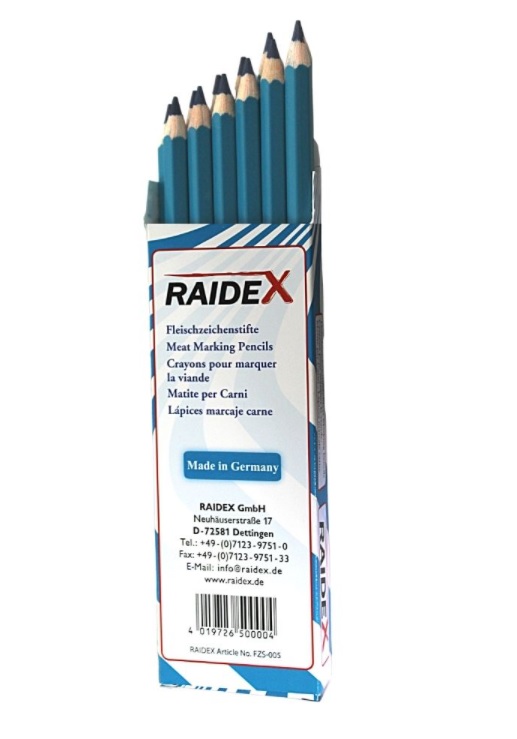 Lápis Raidex para marcar carne Azul - 1 unidade
