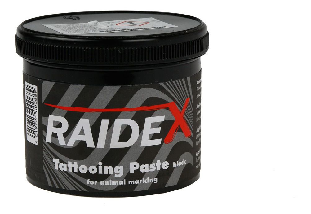 RAIDEX tinta para tatuadeira Preta - 600g