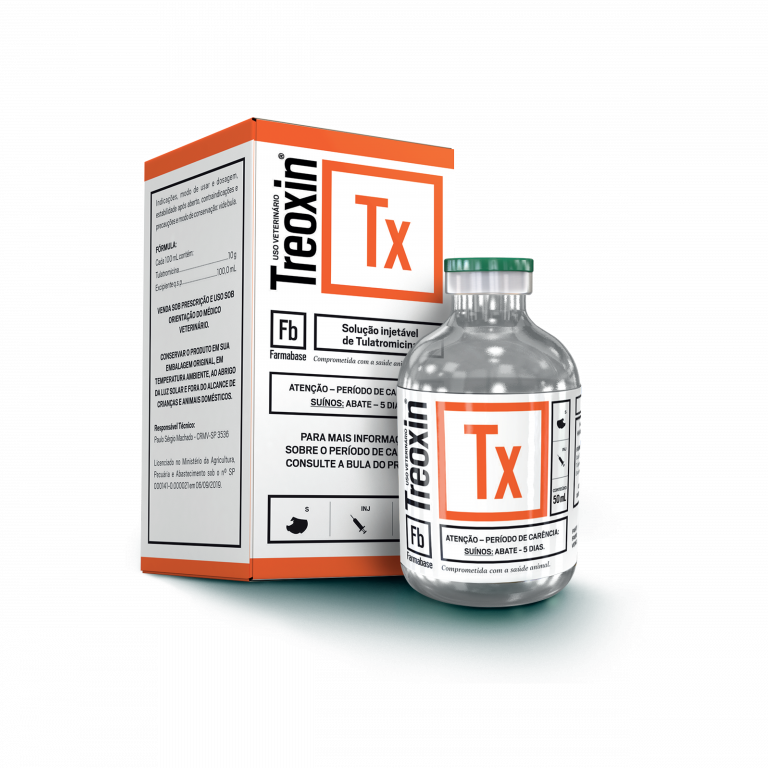 Treoxin Tulatromicina antibiotico respiratório Suínos - 100ml