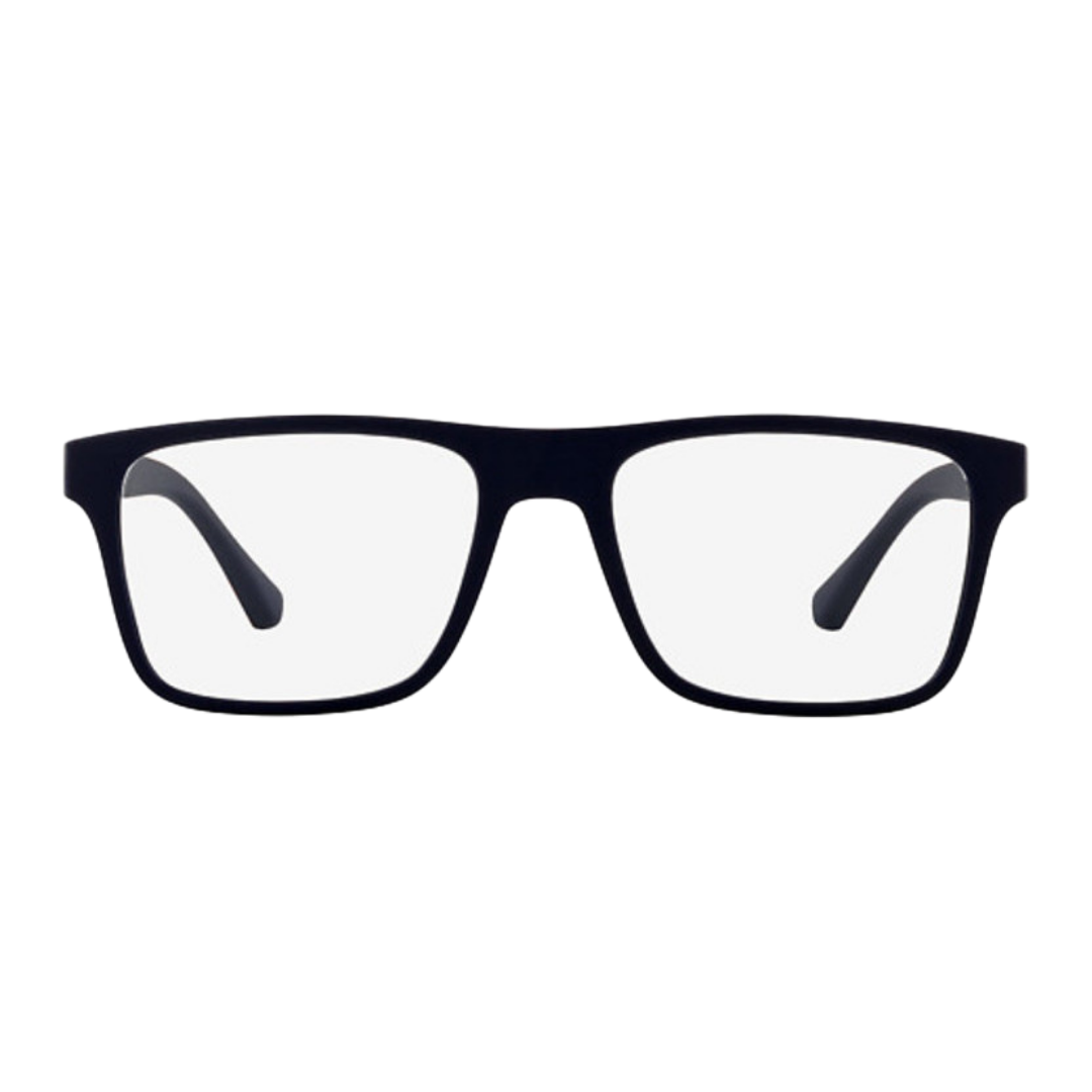 Óculos Emporio Armani Clip-On Quadrado EA4115 58541W 54 Azul/Vermelho