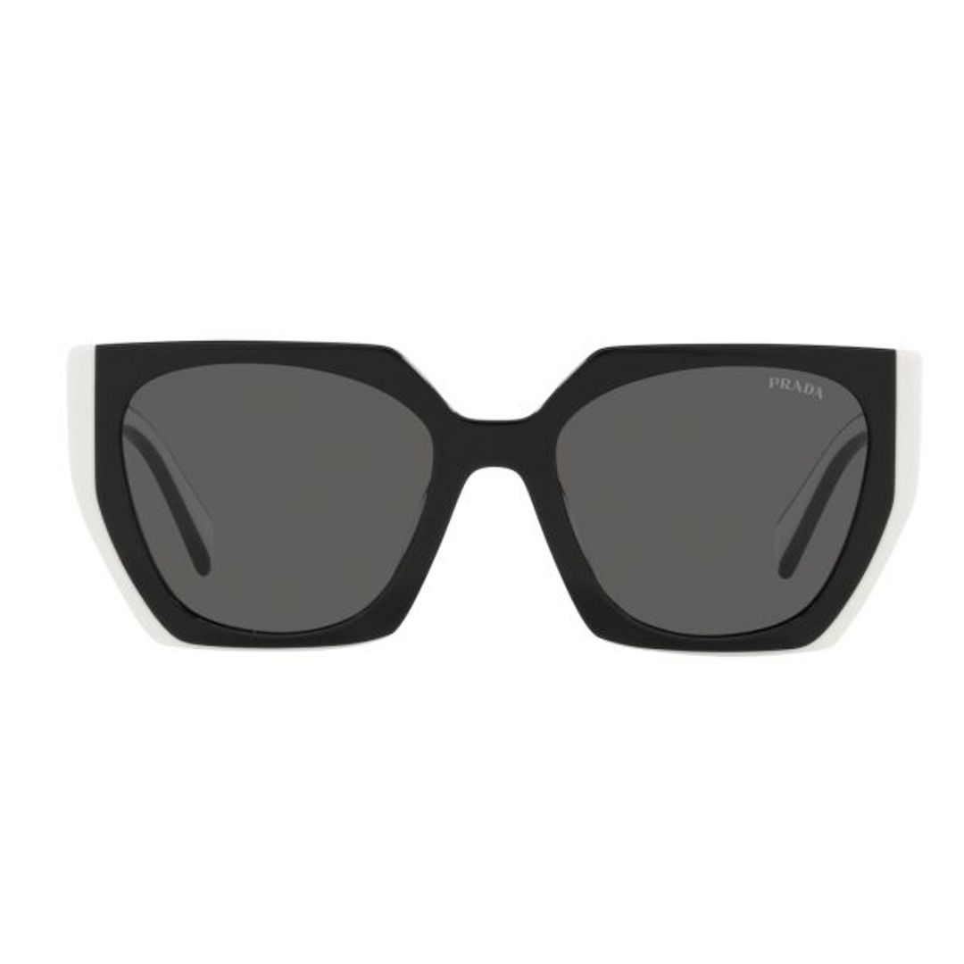 Óculos Prada Hexagonal SPR15W 09Q5S0 54 Branco/Preto