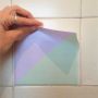 Adesivo Destacável Azulejo para Cozinha Triângulo Clear