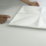 Placa 3D Autoadesiva Revestimento Alto-relevo Madrid 50x50cm