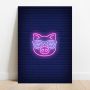 Placa Decorativa Neon Pig