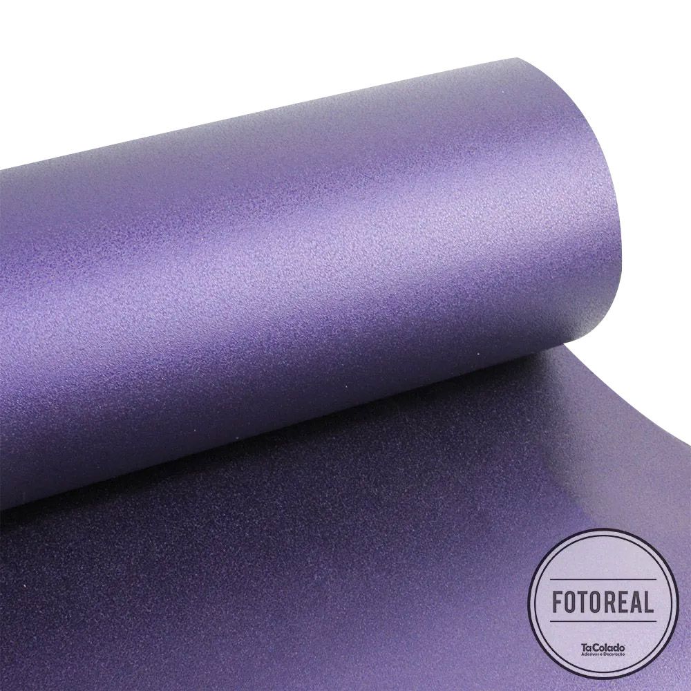 Outlet - Adesivo para móveis Krusher Purple Metallic 0,61m  - TaColado