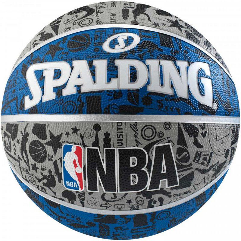 Bola de Basquete Spalding NBA Grafitti Azul
