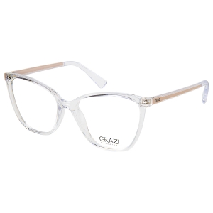 Óculos de Grau Feminino Grazi Gatinho GZ3064 Transparente