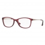 Óculos de Grau Feminino Jean Monnier J83142 Bordô Translúcido