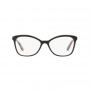 Óculos de Grau Feminino Vogue VO5160L Preto Brilho com Marrom