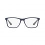 Óculos de Grau Jean Monnier J83187 Quadrado Azul com Cinza Fosco
